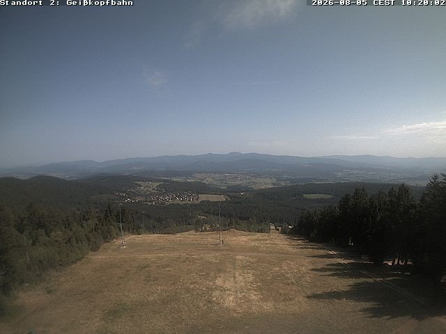 Archiv Foto Webcam Bergstation der Geisskopfbahn