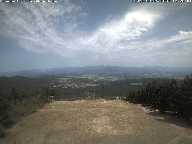 Archiv Foto Webcam Bergstation der Geisskopfbahn
