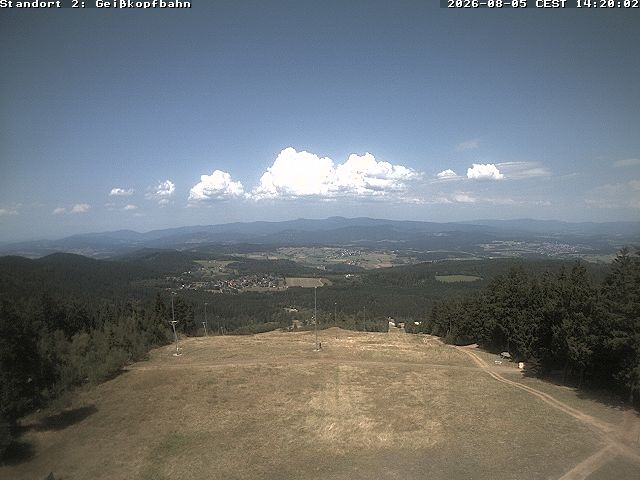 Archiv Foto Webcam Bergstation der Geisskopfbahn