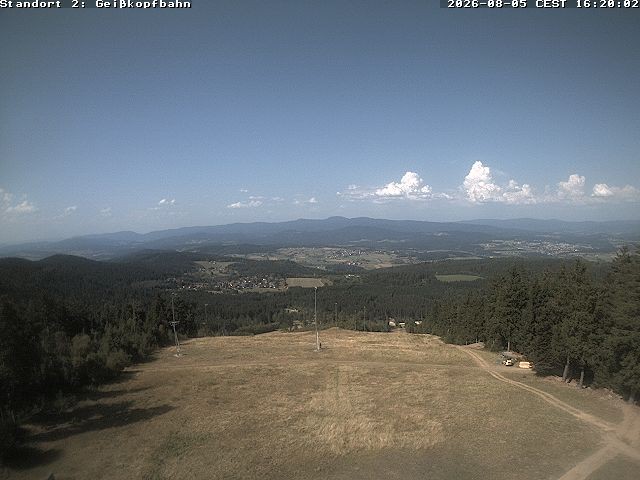 Archiv Foto Webcam Bergstation der Geisskopfbahn
