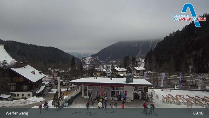 Archiv Foto Webcam Talstation Werfenweng