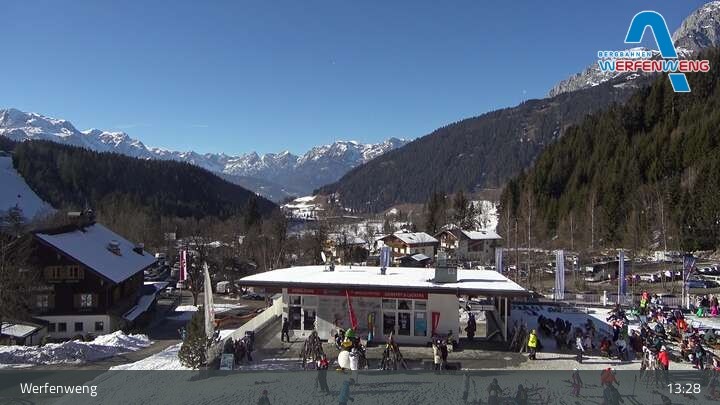 Archiv Foto Webcam Talstation Werfenweng
