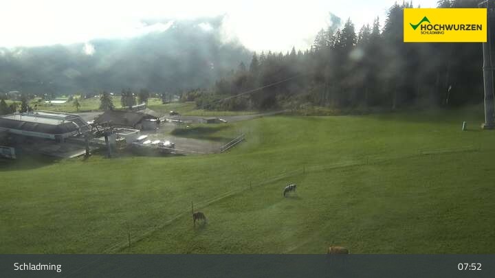 Archived image Webcam Base of Gipfelbahn Hochwurzen