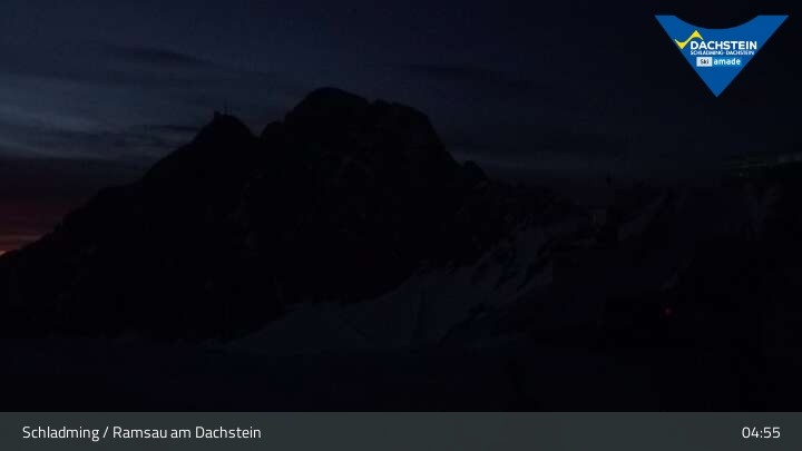Archiv Foto Dachstein Gletscher: Webcam Bergstation Hunerkogel (2700 m)