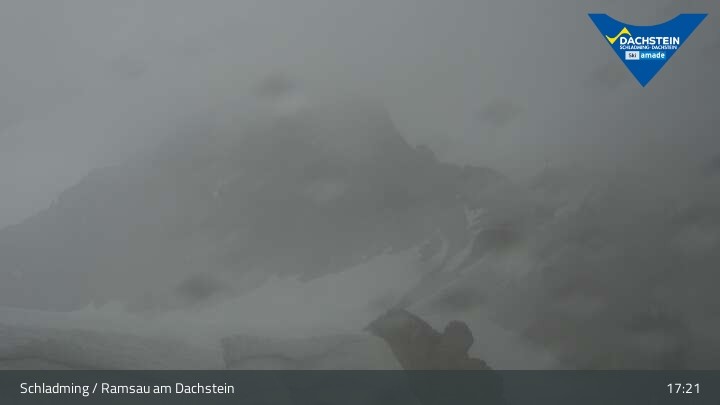 Archiv Foto Dachstein Gletscher: Webcam Bergstation Hunerkogel (2700 m)