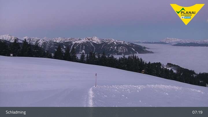 Archiv Foto Webcam Schladming - Planai Bergstation I