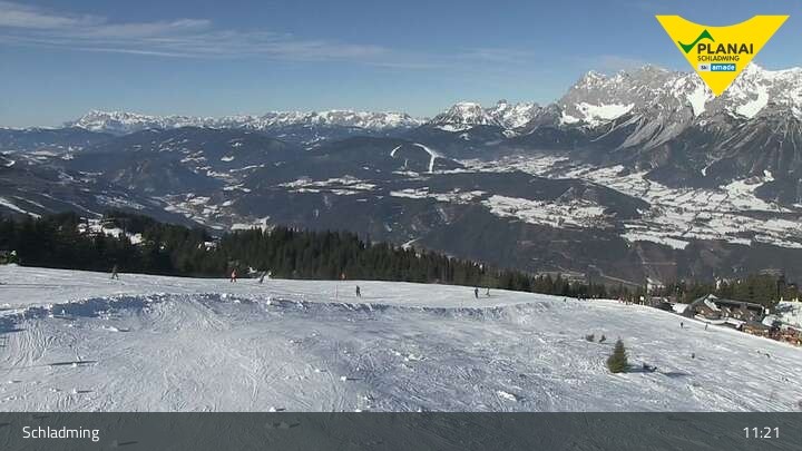 Archiv Foto Webcam Schladming - Planai Bergstation I