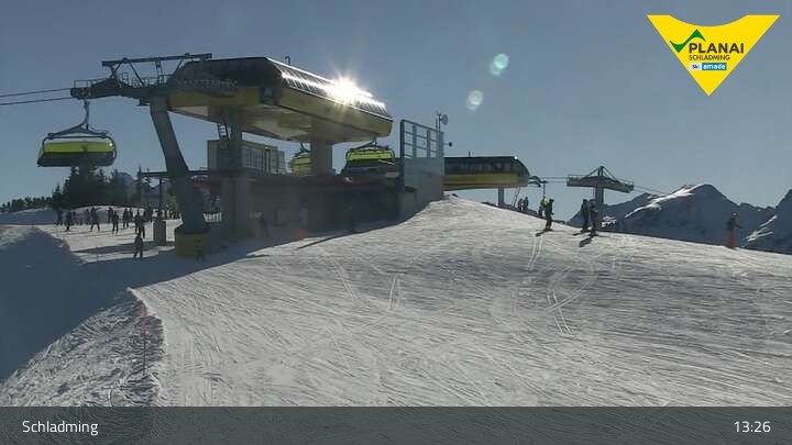 Archiv Foto Webcam Schladming - Planai Bergstation I
