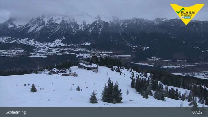 Archiv Foto Webcam Schladming - Planai Bergstation I