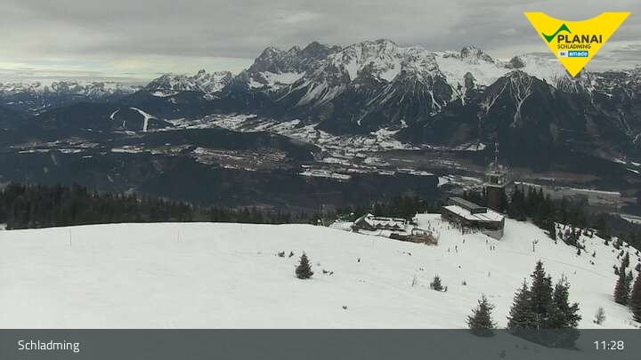 Archiv Foto Webcam Schladming - Planai Bergstation I