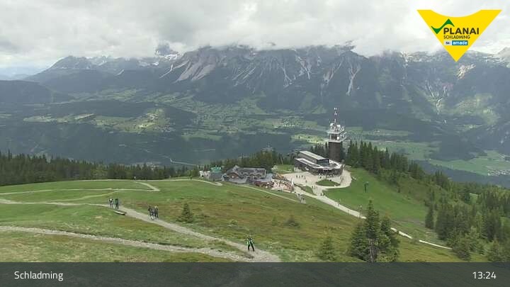 Archiv Foto Webcam Schladming - Planai Bergstation I