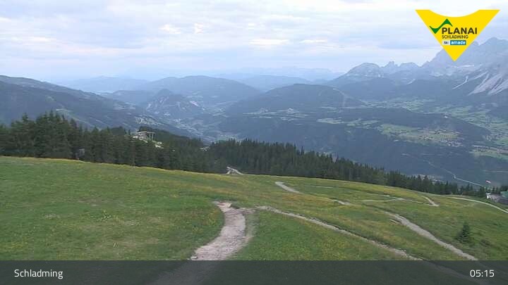 Archiv Foto Webcam Schladming - Planai Bergstation I