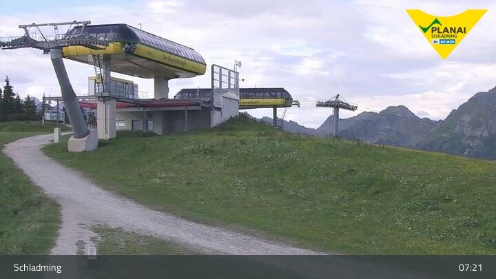 Archiv Foto Webcam Schladming - Planai Bergstation I