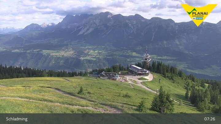 Archiv Foto Webcam Schladming - Planai Bergstation I