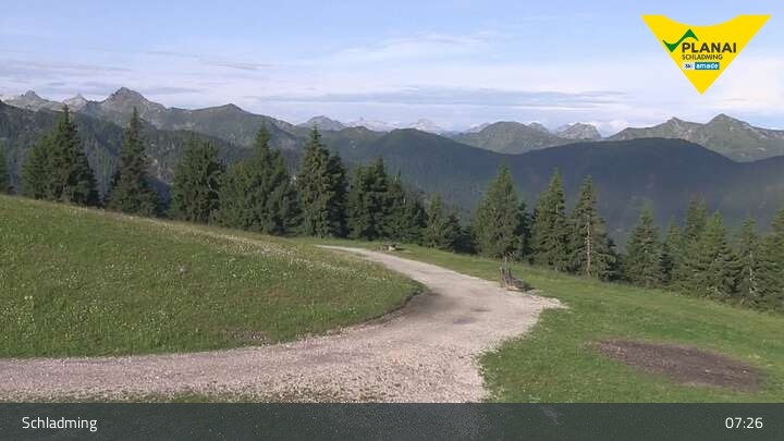 Archiv Foto Webcam Schladming - Planai Bergstation I