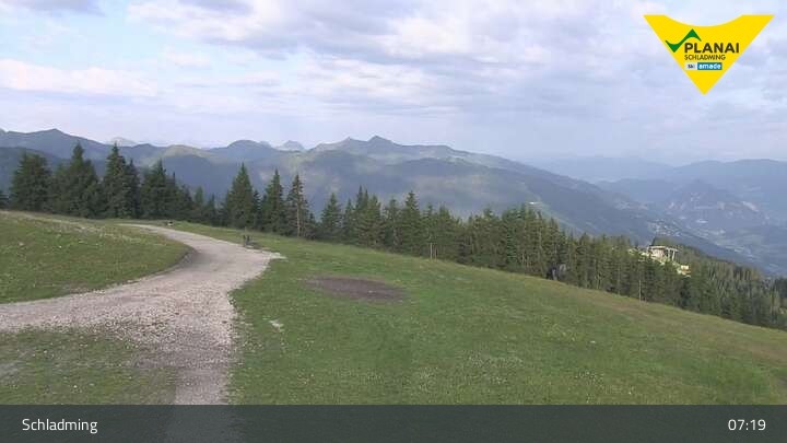 Archiv Foto Webcam Schladming - Planai Bergstation I
