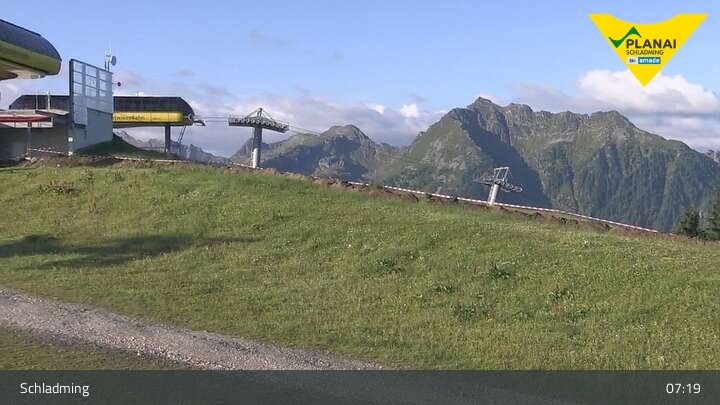 Archiv Foto Webcam Schladming - Planai Bergstation I