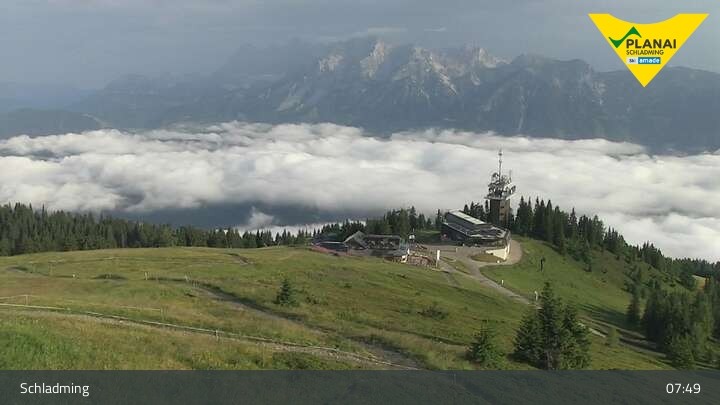 Archiv Foto Webcam Schladming - Planai Bergstation I