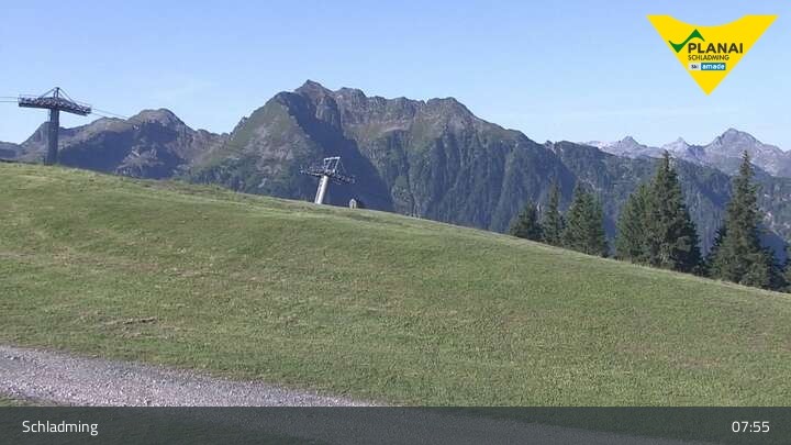 Archiv Foto Webcam Schladming - Planai Bergstation I
