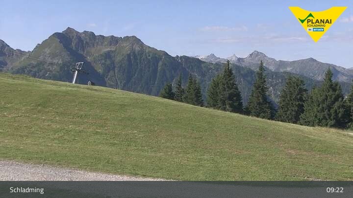 Archiv Foto Webcam Schladming - Planai Bergstation I