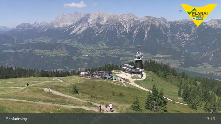 Archiv Foto Webcam Schladming - Planai Bergstation I