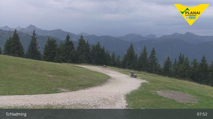 Archiv Foto Webcam Schladming - Planai Bergstation I