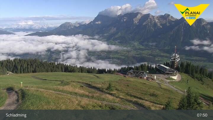 Archiv Foto Webcam Schladming - Planai Bergstation I