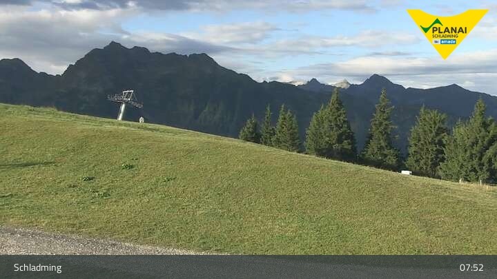 Archiv Foto Webcam Schladming - Planai Bergstation I