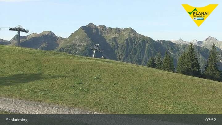 Archiv Foto Webcam Schladming - Planai Bergstation I