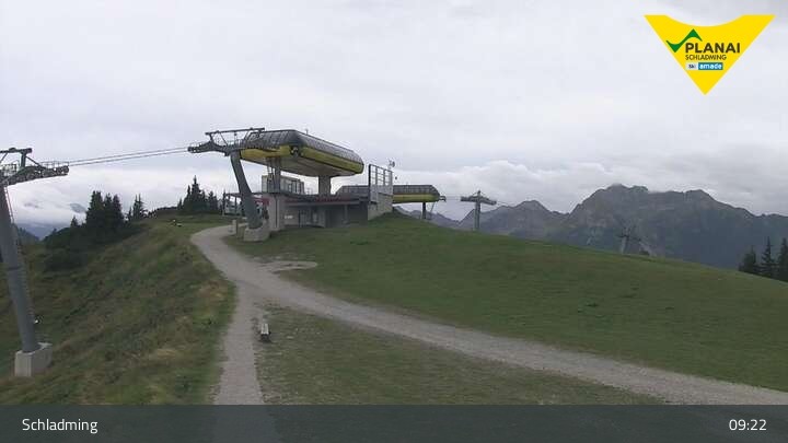 Archiv Foto Webcam Schladming - Planai Bergstation I