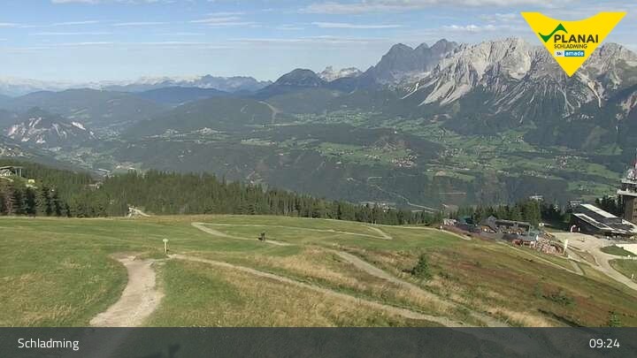 Archiv Foto Webcam Schladming - Planai Bergstation I