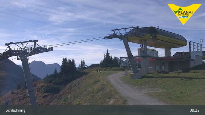 Archiv Foto Webcam Schladming - Planai Bergstation I