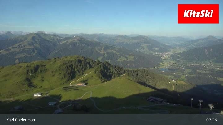 Archiv Foto Webcam Gipfel des Kitzbühlerer Horn