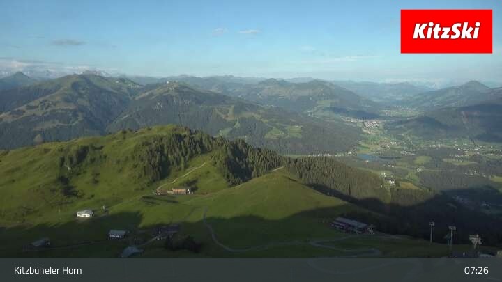 Archiv Foto Webcam Gipfel des Kitzbühlerer Horn