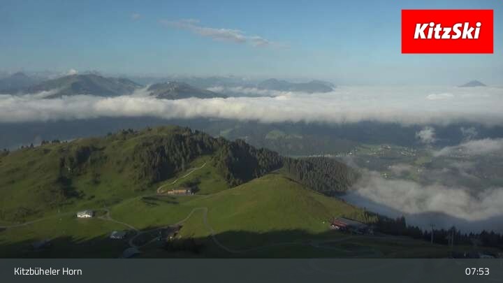 Archiv Foto Webcam Gipfel des Kitzbühlerer Horn