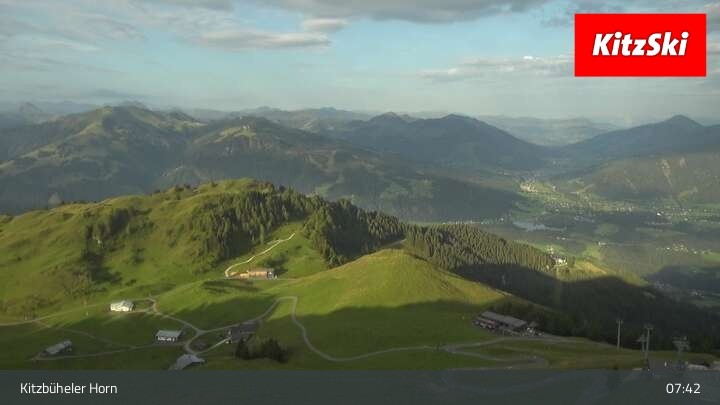 Archiv Foto Webcam Gipfel des Kitzbühlerer Horn