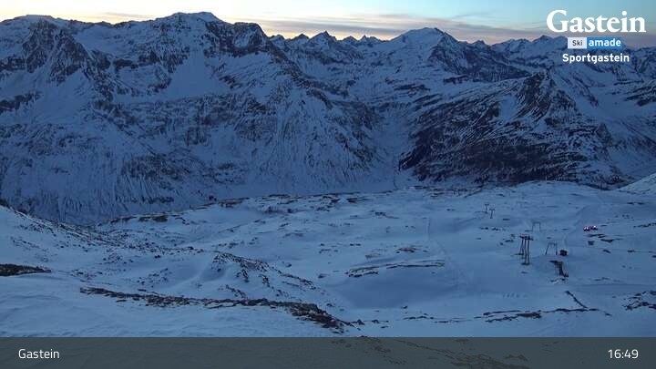 Archived image Webcam Bad Gastein - Kreuzkogel