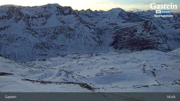 Archiv Foto Webcam Bad Gastein - Sportgastein - Kreuzkogel
