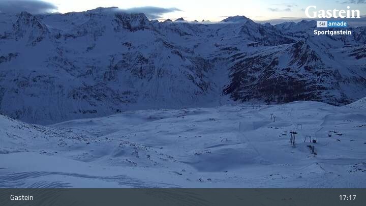 Archiv Foto Webcam Bad Gastein - Sportgastein - Kreuzkogel