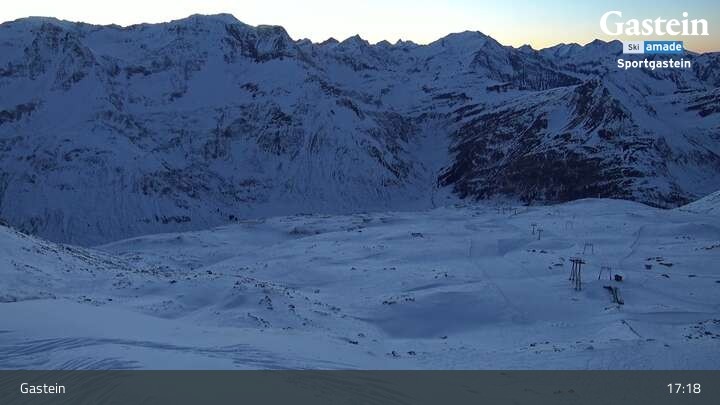 Archiv Foto Webcam Bad Gastein - Sportgastein - Kreuzkogel