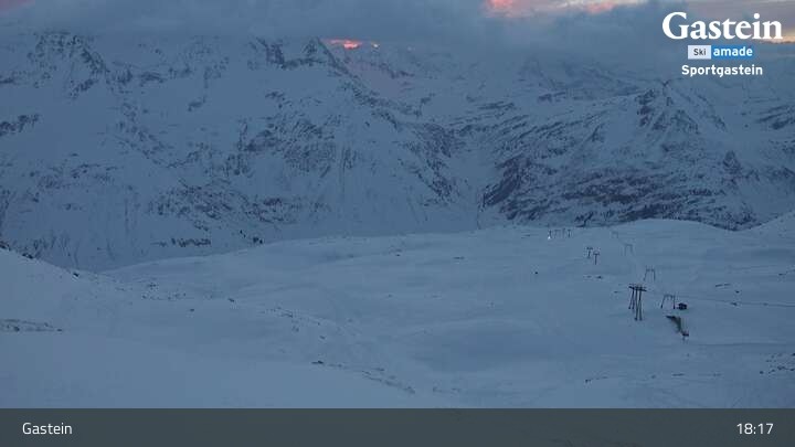 Archiv Foto Webcam Bad Gastein - Sportgastein - Kreuzkogel