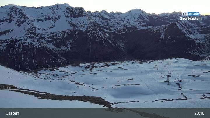 Archiv Foto Webcam Bad Gastein - Sportgastein - Kreuzkogel