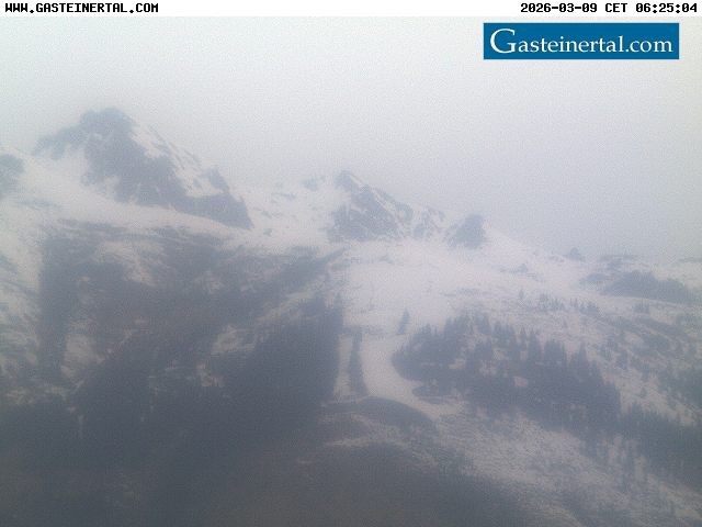 Archiv Foto Webcam Bad Gastein Stubnerkogel