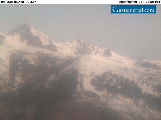 Archiv Foto Webcam Bad Gastein Stubnerkogel