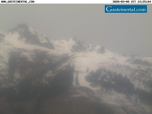 Archiv Foto Webcam Bad Gastein Stubnerkogel