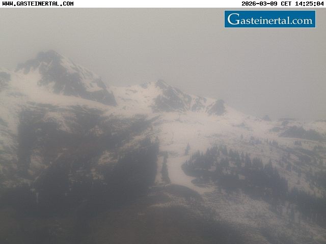 Archiv Foto Webcam Bad Gastein Stubnerkogel