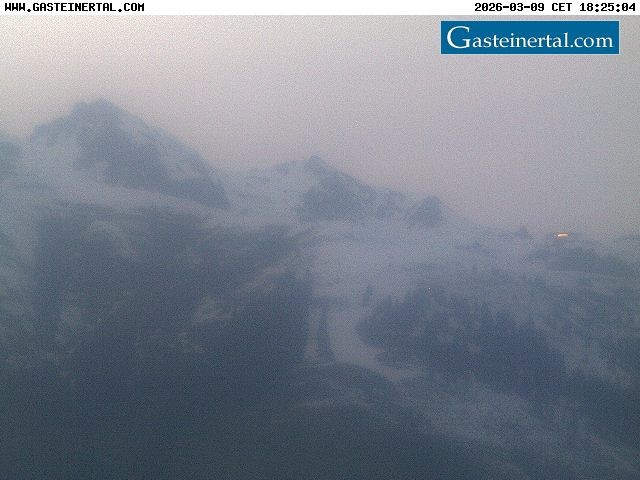 Archiv Foto Webcam Bad Gastein Stubnerkogel
