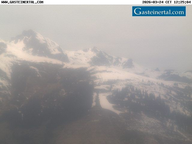 Archiv Foto Webcam Bad Gastein Stubnerkogel