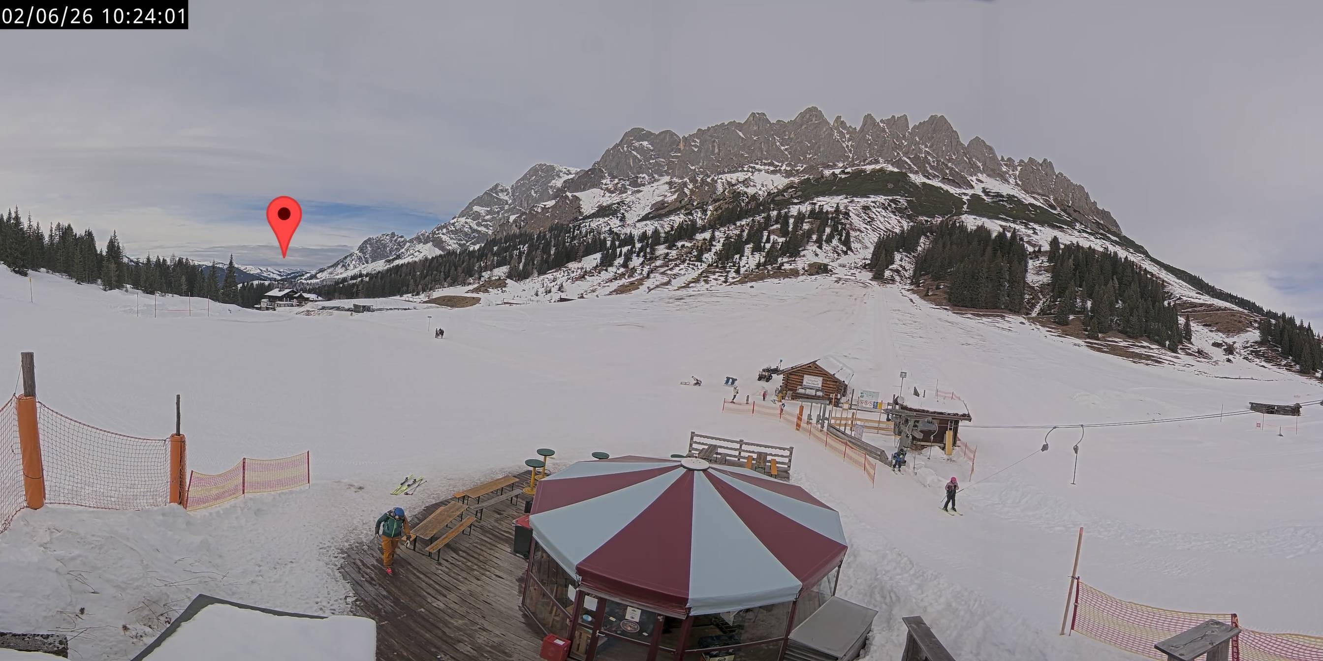 Archiv Foto Webcam Berghotel Arthurhaus am Hochkönig