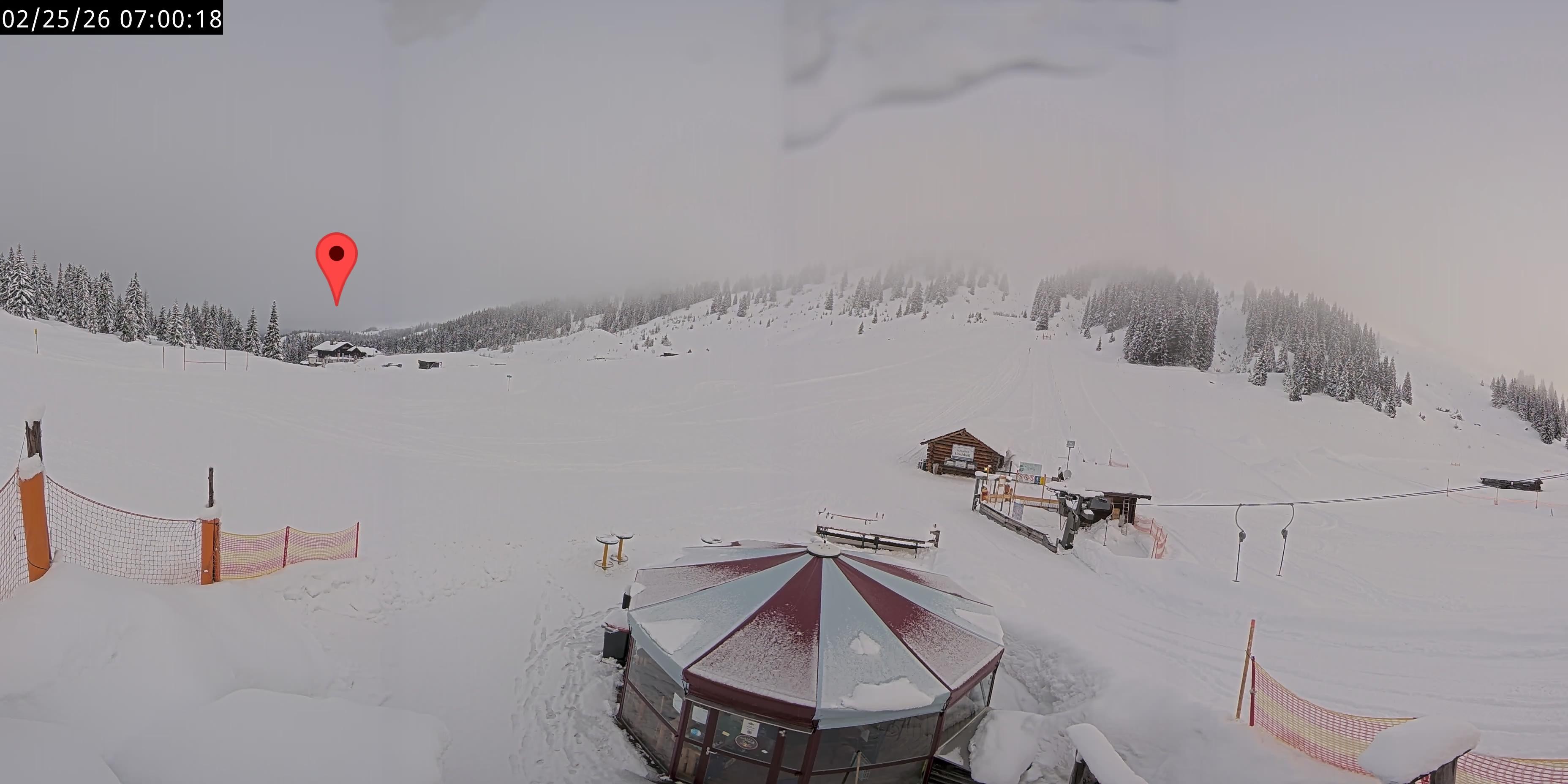 Archived image Webcam Mountain inn Arthurhaus at Hochkönig